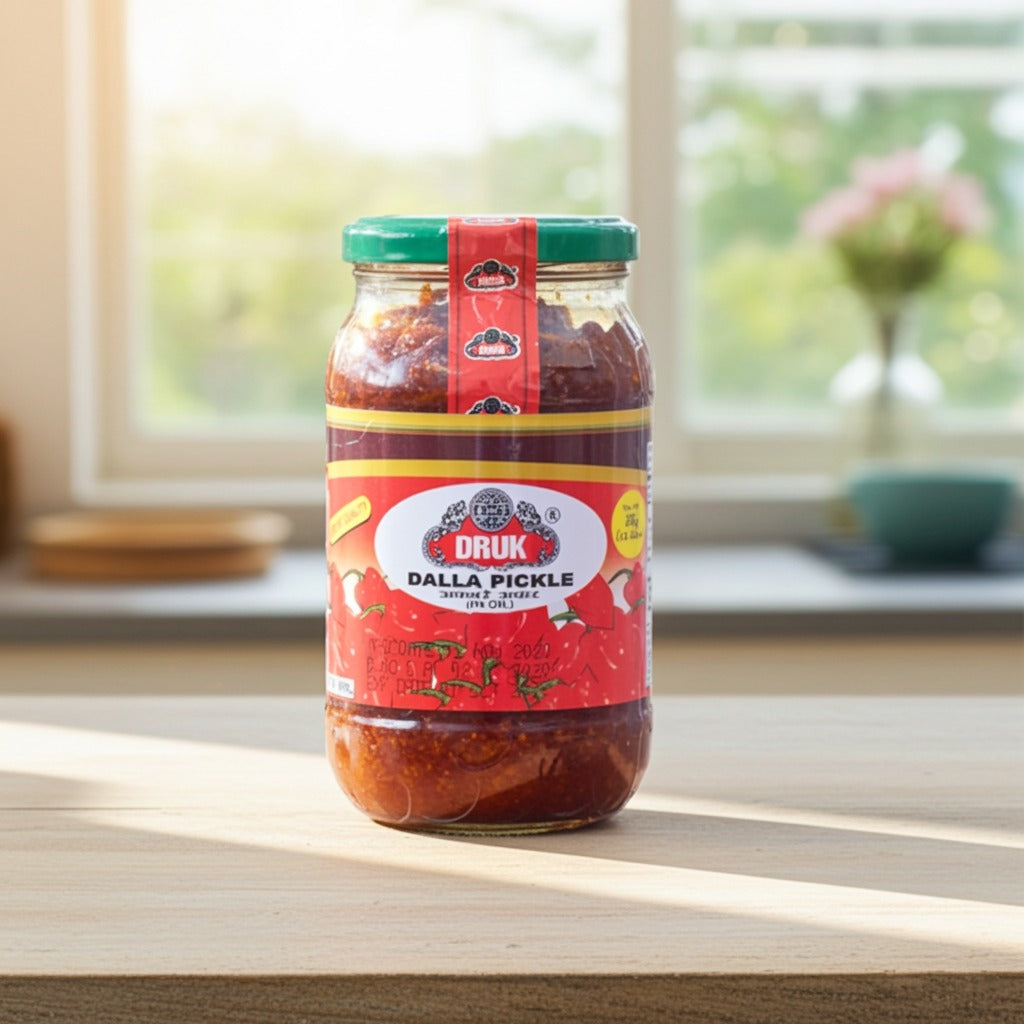 Druk Dalla Pickle In Oil(Muratura de ardei iute)250G
