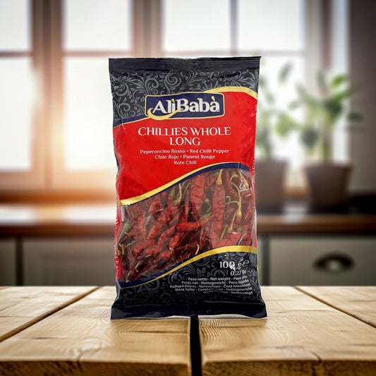 Ali Baba Chilli Whole(Ardei Iute Intreg) 100g
