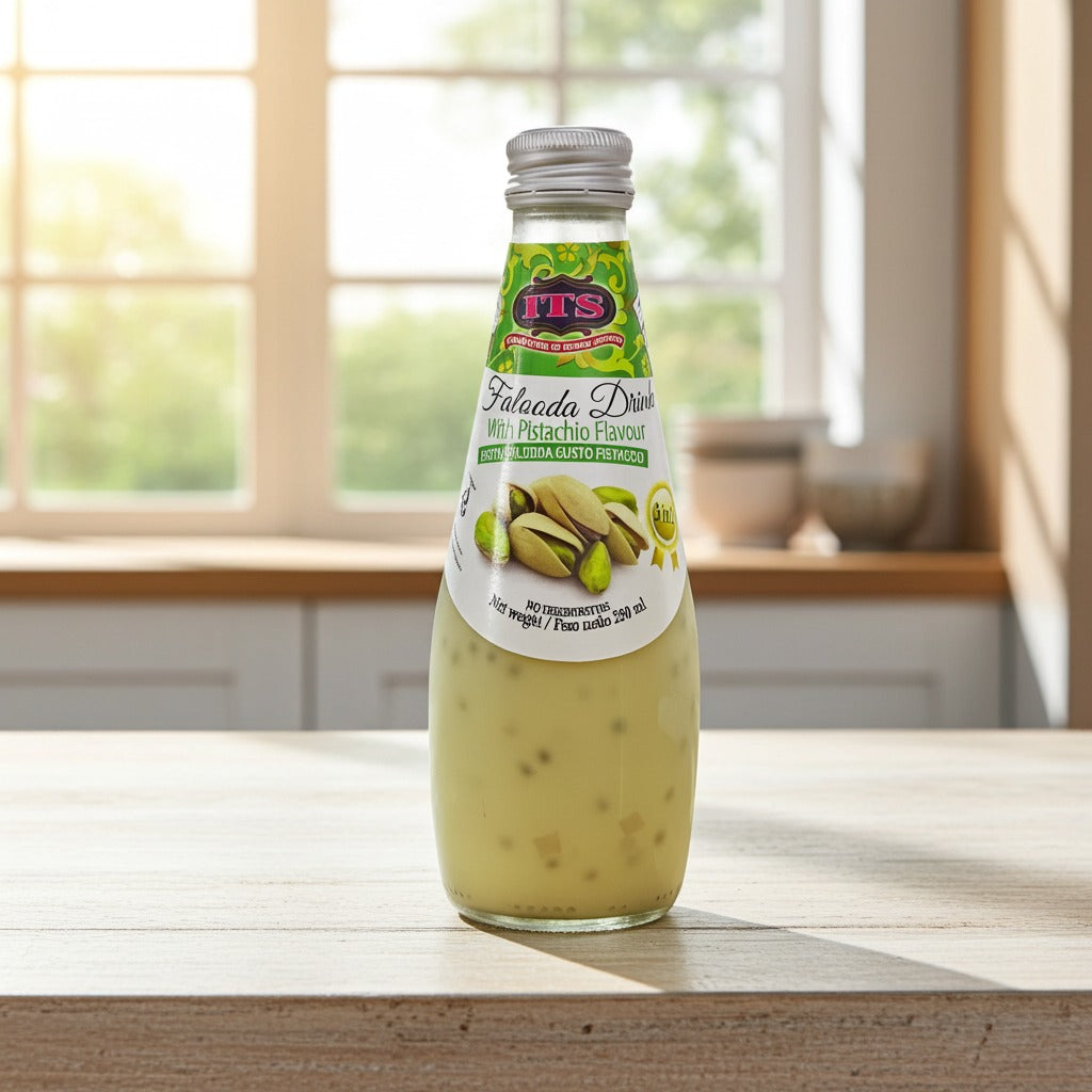 ITS Falooda Drink With Pistachio Flavor(Bautura tip Desert de Fistic) 290 ml
