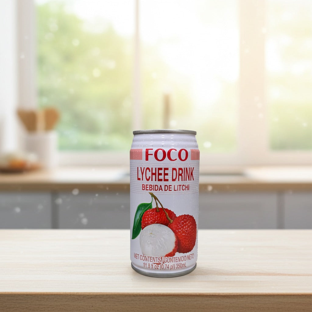 Foco Lychee Drink (Suc de Litchim) 350ml