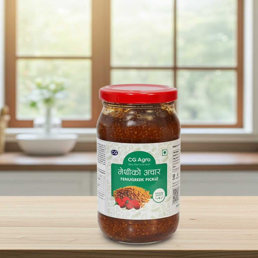 CG Agro Fenugreek Pickle(Murătură de schinduf)380g