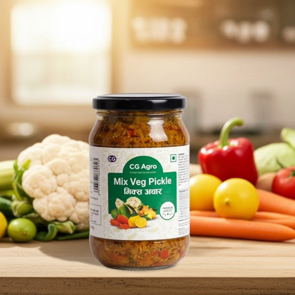 Cg Agro Mix Veg Pickle( Murături asortate din legume)380g
