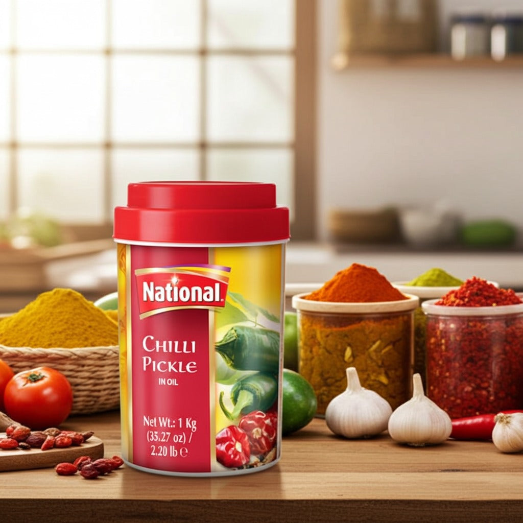 National Chilli Pickle(Ardei Iute Murat) 1kg