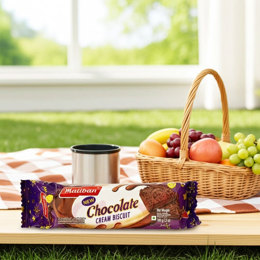Maliban Chocolate Crem(Biscuiti cu crema de Ciocolata) 100g