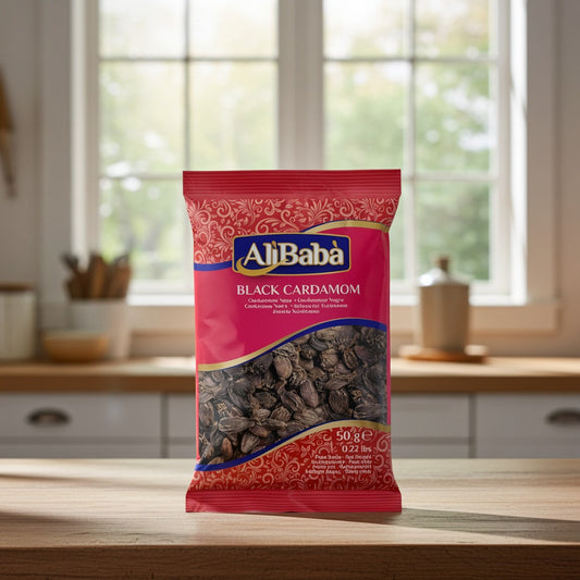 Ali Baba Black Cardamo(Cardamon nebru) 50g
