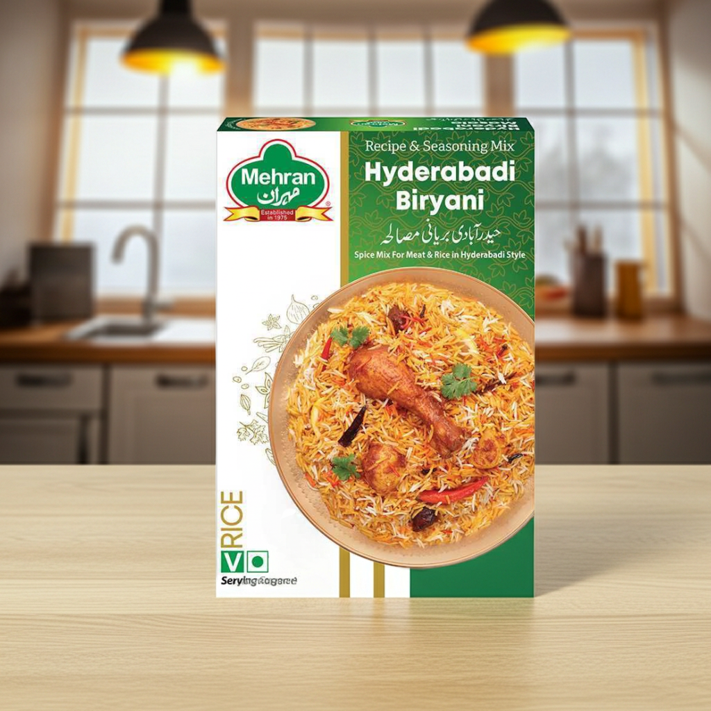 Mehran Hyderabadi Biryani (Mix Condimente Biryani) 120g