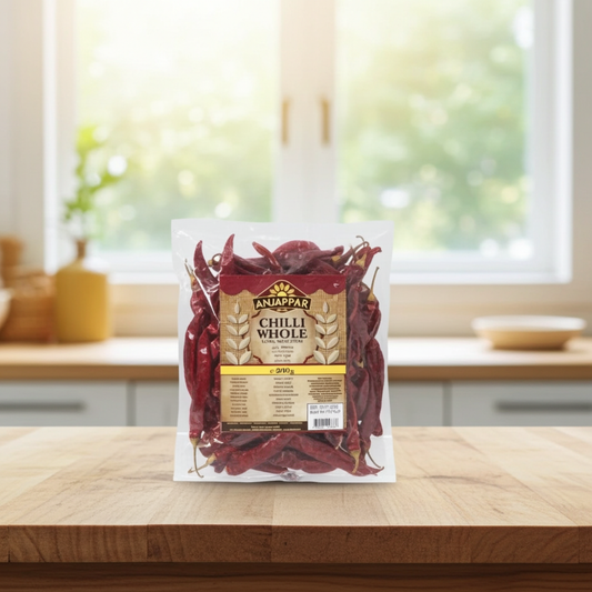 Anjappar Chilli Whole(Ardei Iute Intreg Uscat) 200g