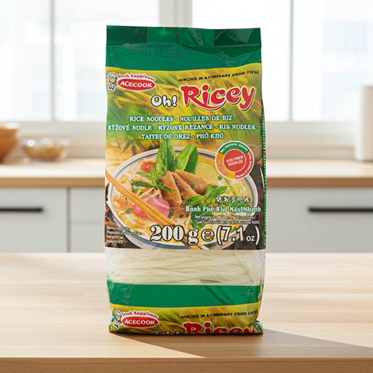 Acecook Oh! Ricey Rice Noodle (Taitei din orez) 200g