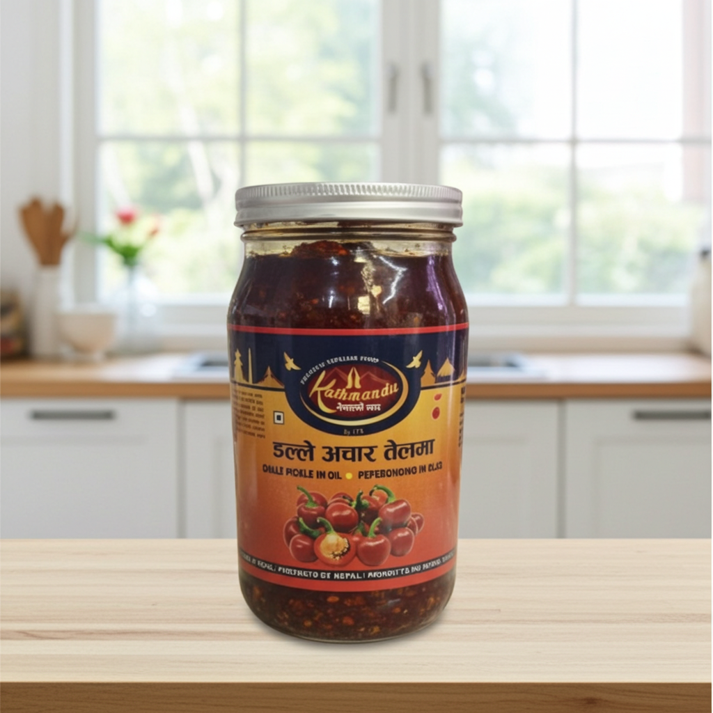 Kathmandu Dalla Pickle in Oil(Pasta Ardei Iute) 380g
