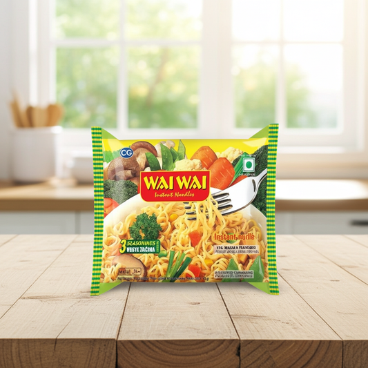Wai Wai instant noodles with vegetables