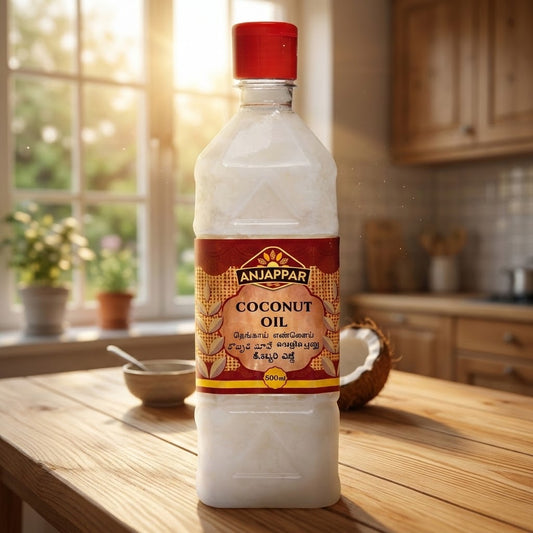 Anjappar Coconut Oil (Ulei Cocos) 500ml