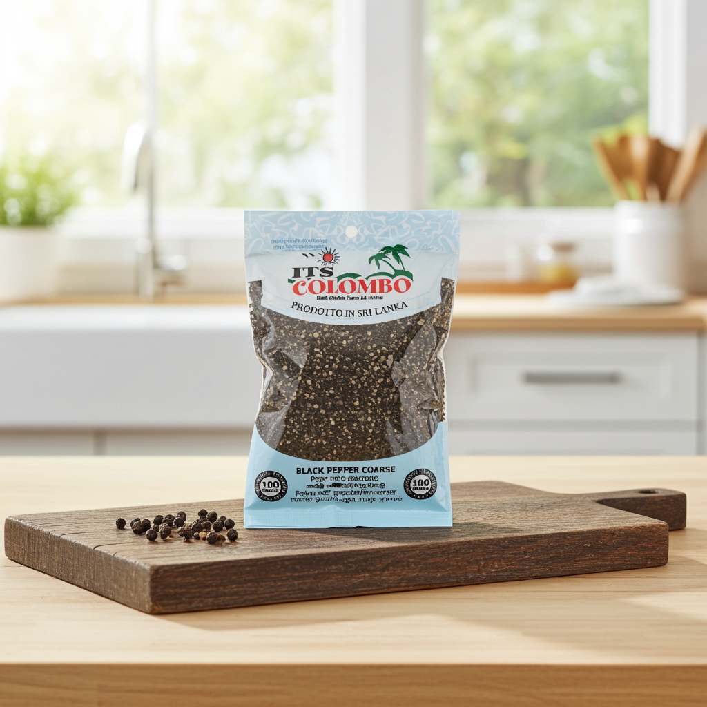 ITS Colombo Black Pepper Coarse(Piper Negru Zdrobit) 100g