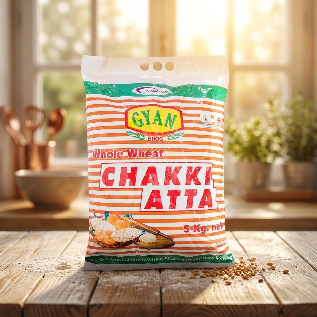 Gyan Chakkiatta Whole Wheat ( Faina Integrala )5kg