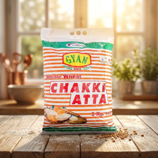 Gyan Chakkiatta Whole Wheat ( Faina Integrala )5kg