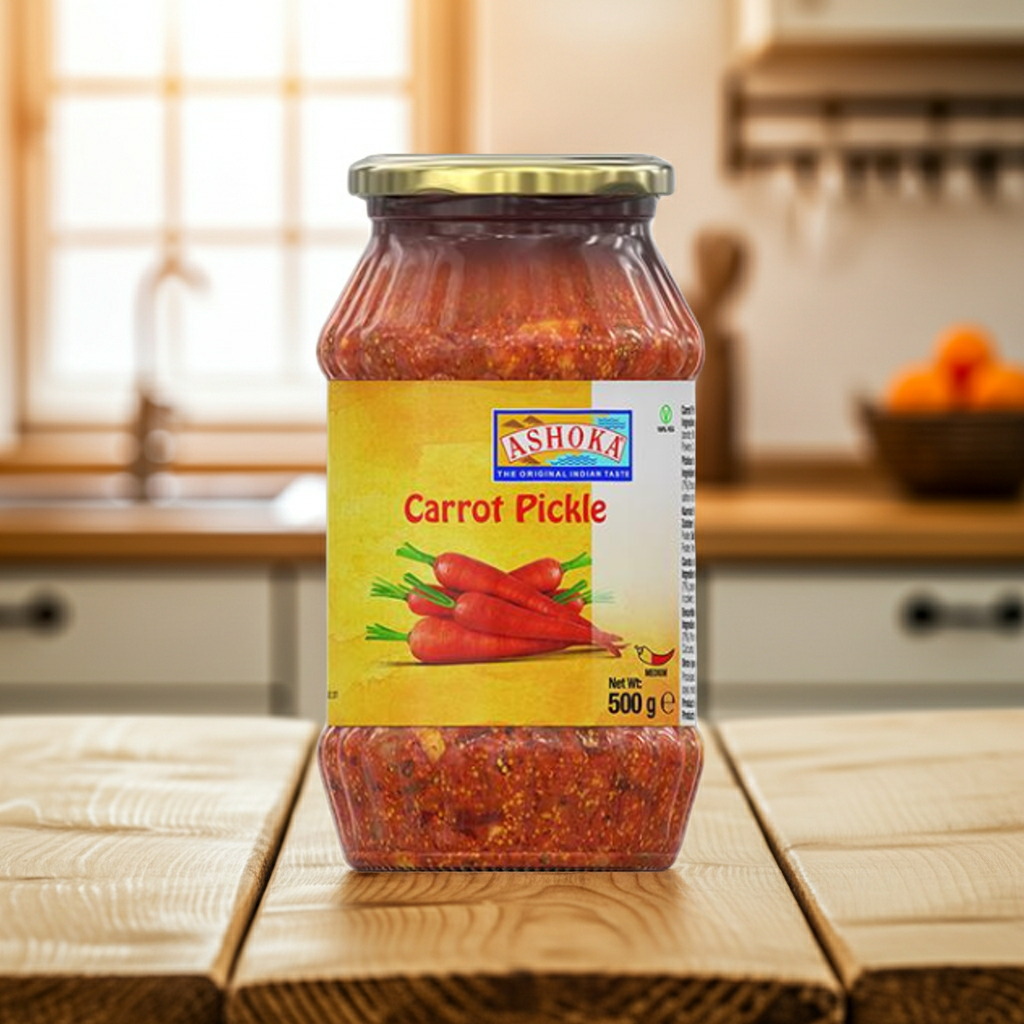Ashoka Carrot Pickle (Morcovi Murati)500g