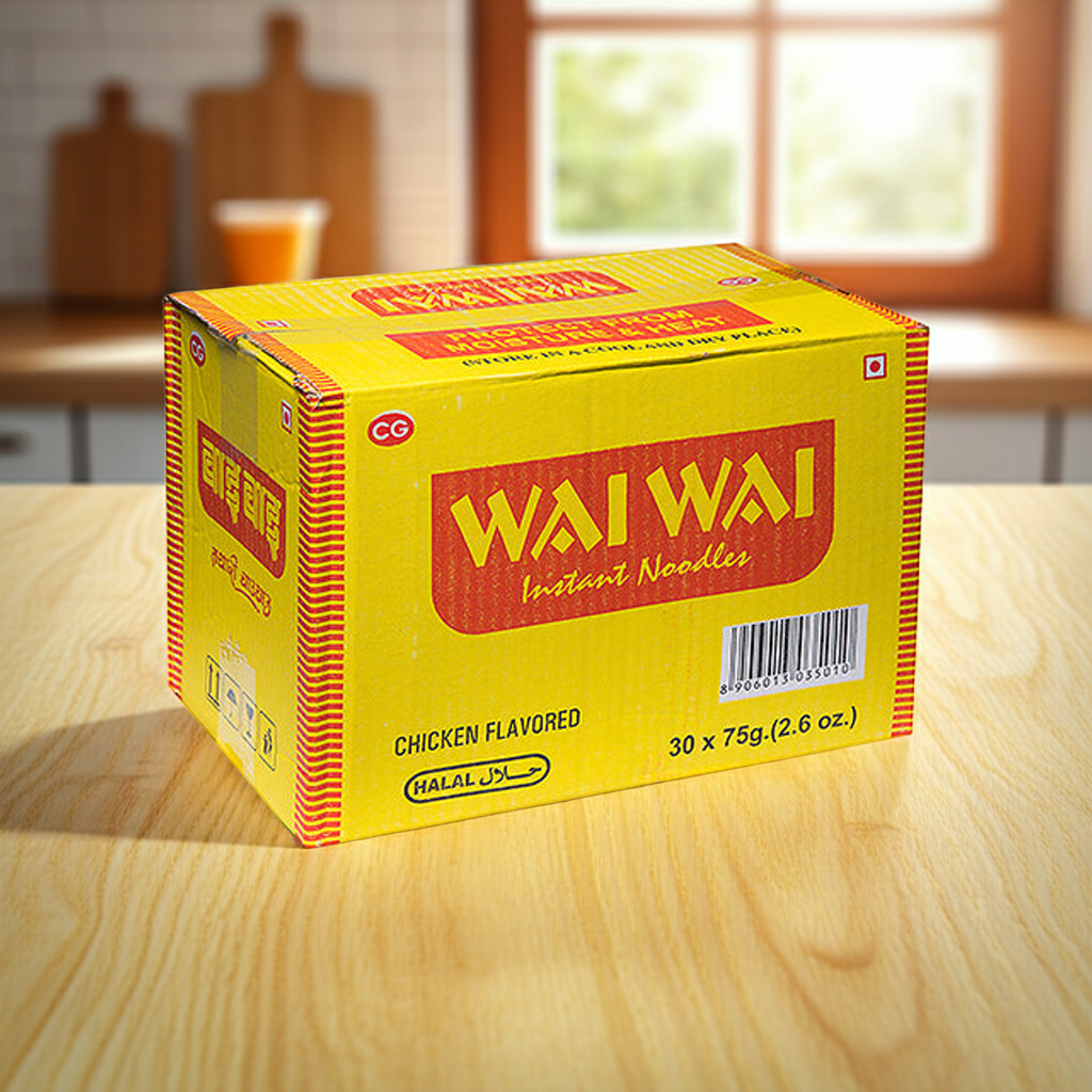 Wai Wai instant noodles with vegetables