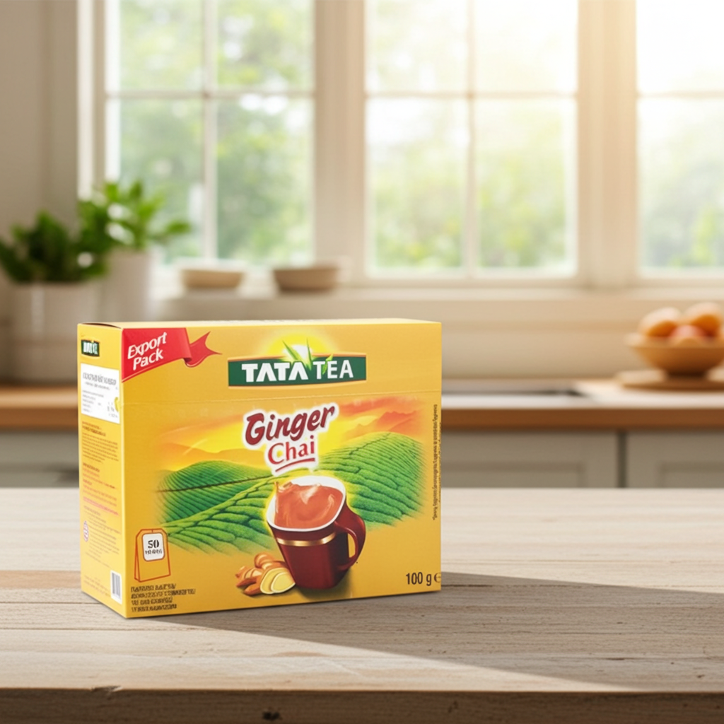 Tata Tea Ginger Chai(Ceai indian cu ghimbir) 100G 50 plic