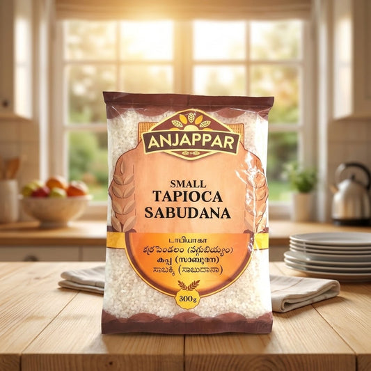 Anjappar Small Tapioca Sabudana(Tapioca) 300g