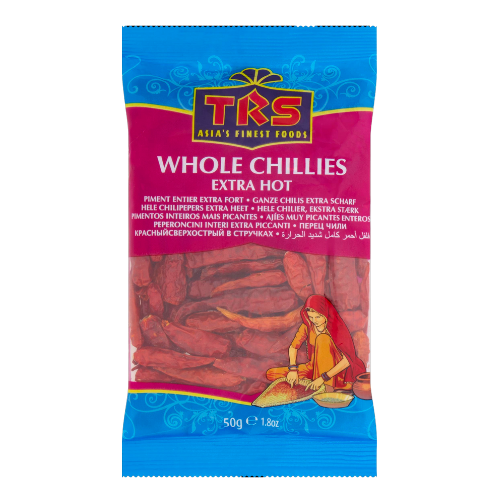 TRS Whole Chillies Extra Hot( Chilli intregi extra iuti)50 g