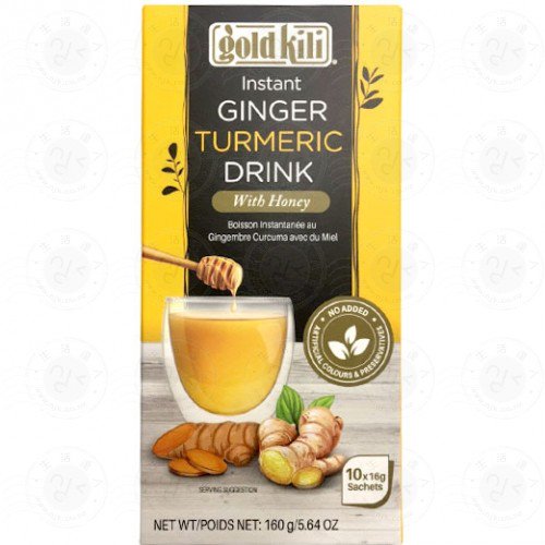 Gold Kili  Ginger Turmeric Drink (Ceai instant cu ghimbir si turmeric)160g