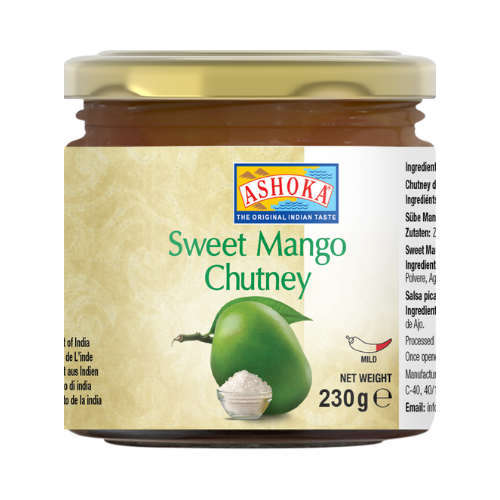 Ashoka Sweet Mango Chutney (Chutney dulce de mango) 230g