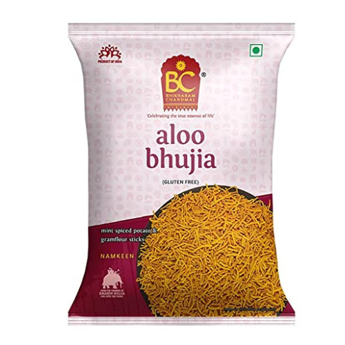 BC Aloo Bhujia ( Snacks fara gluten dulce picant)200 g