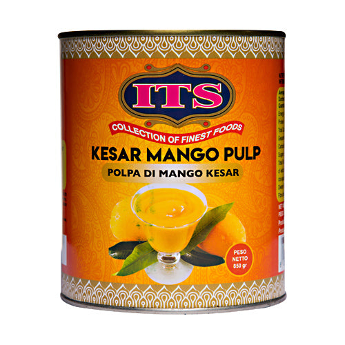Mango pulp with saffron