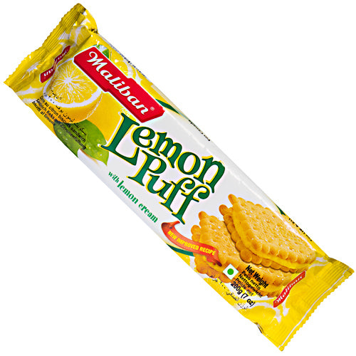 Maliban Lemon Puff (Biscuiti Crema Lamaie) 200G