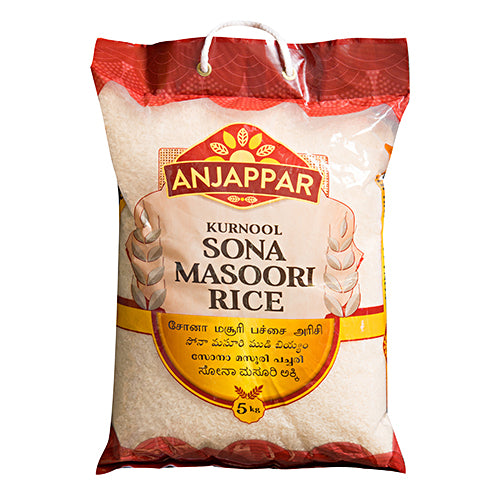 Anjappar Kurnool Sona Masoori Rice (Orez Sona Masoori) 5Kg