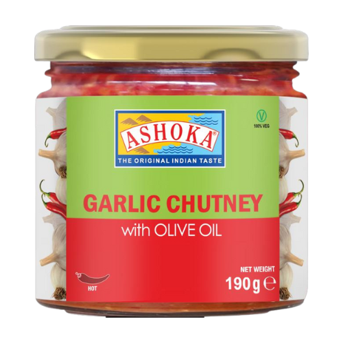 Ashoka Garlic Chutney(Chutney de Usturoi ) 190g